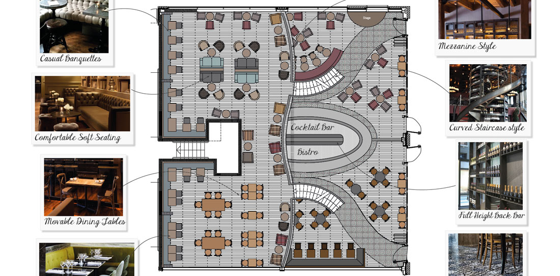 Commercial interior designers drawing