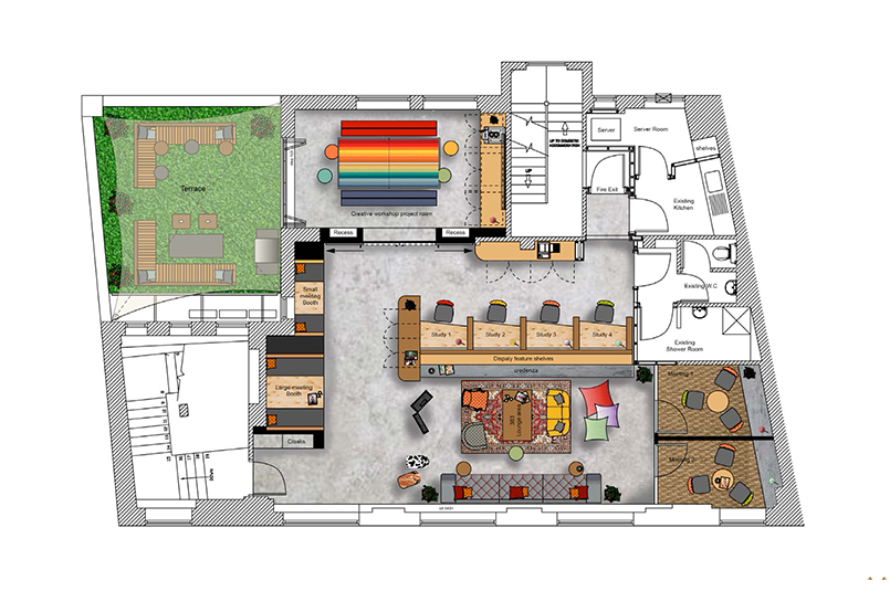 Green King 383 Club - Area map